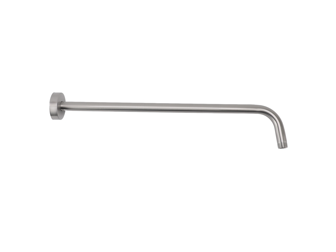 Braço De Chuveiro Npt1/2 Aço Inoxidável Montagem Na Parede Braço De Extensão De Chuveiro Oculto Com Flange Escovado