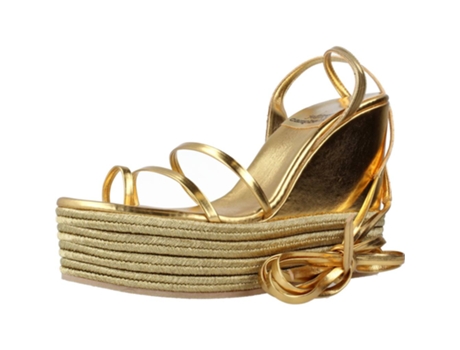 Sapatos de Mulher JEFFREY CAMPBELL Layered Dourado (41)
