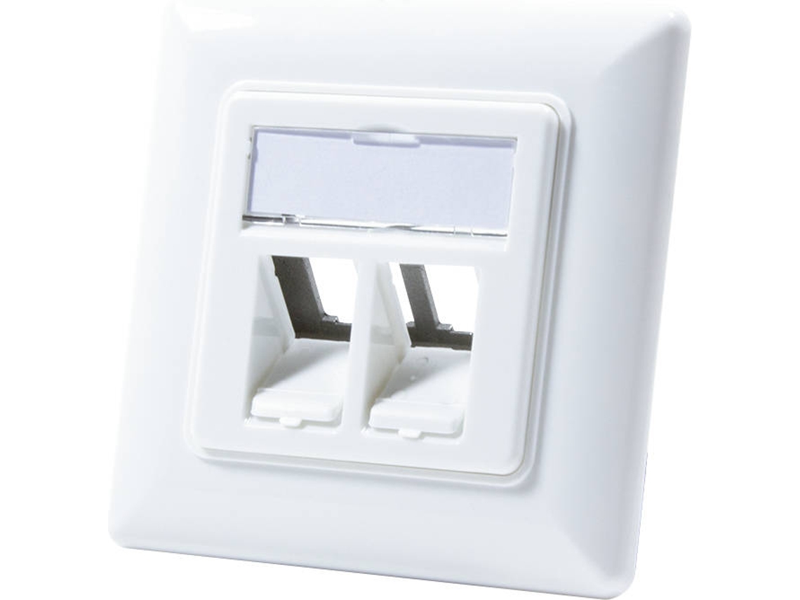 Tomada de Rede LOGILINK NK4020 (2 x RJ45)