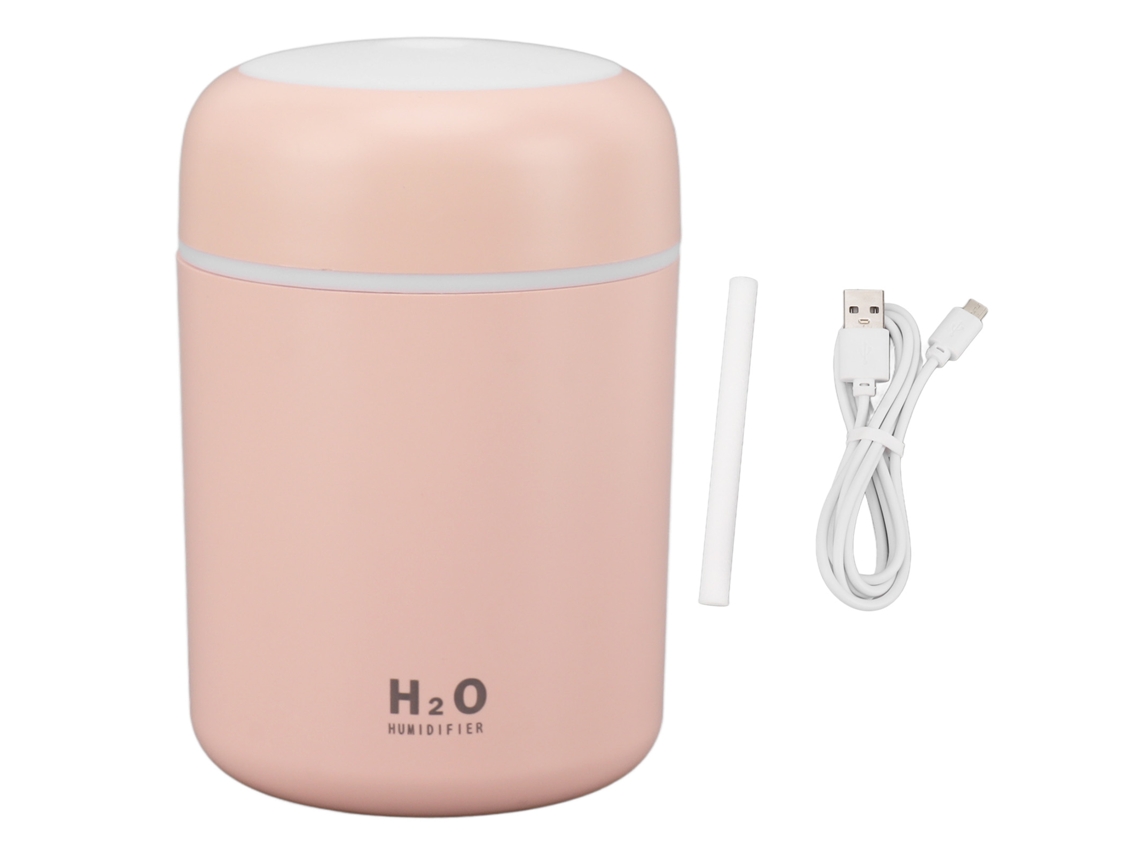 Humidificador portátil USB com iluminação colorida e aromatizador para automóveis LAXISCREED