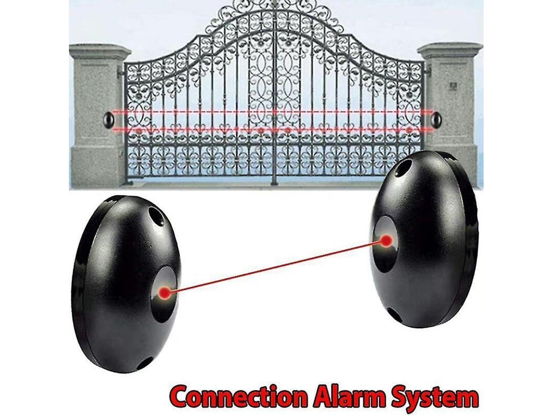 Detector De Rayo Infrarrojo Para Alarmas Antirobo Sensor Sistema De Alarma Vb Impermeable 20m