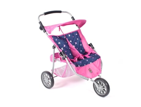 Cochecito Jogger Para Gemelos, Mariposas Bayer Chic 2000