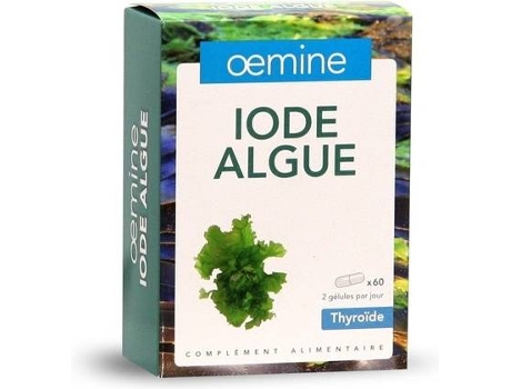 Suplemento Alimentar OEMINE Iodo-Algues: Deficiências De Iodo (60 cápsulas)