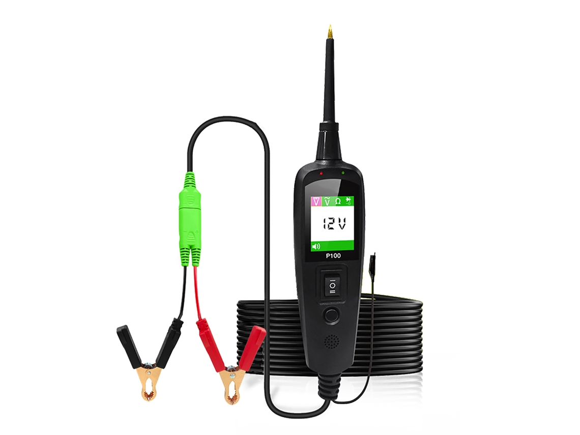 Testador De Circuito Automotivo Kit Sonda De Potência Ferramenta De Diagnóstico 12/24v Com Proteção Contra Curto-circuito