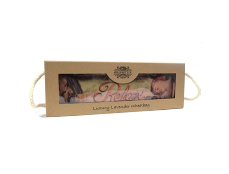 Saco de Trigo Lavanda de Luxo em Caixa de Presente Dormir Relax 40X12.5X4.5 Cm