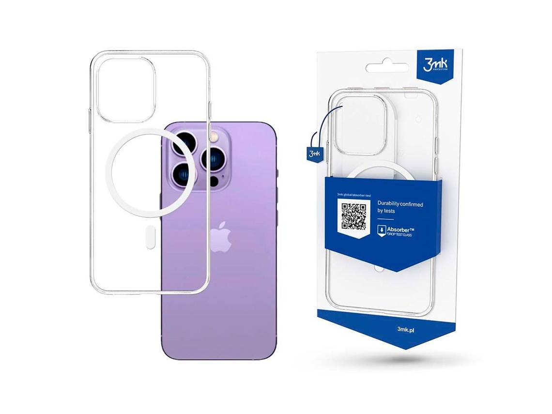 Capa Magcase para iPhone 15 Pro Max 3MK Transparente