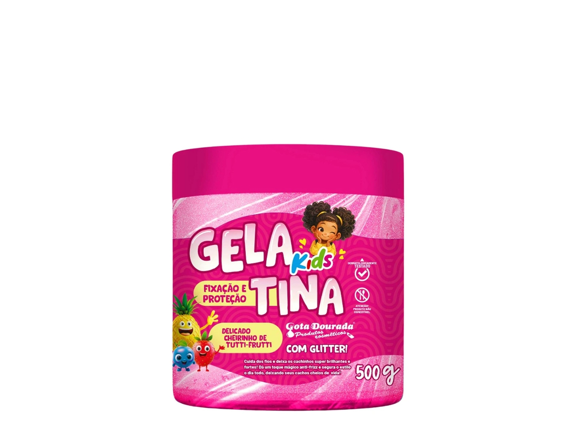Gelatina Kids Tutti frutti 500g GOTA DOURADA