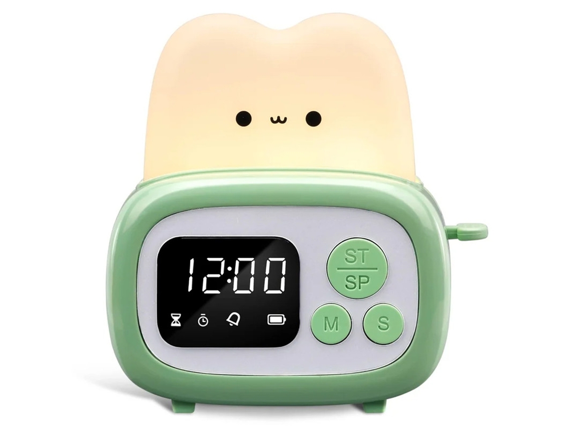 Lâmpada Torradeira Yizhood Relógio Temporizador Digital Verde