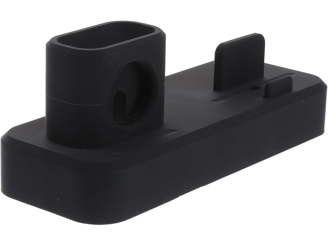 Zerodeko Support De Chargement Finition Satinée En Silicone Noir Socle Élégant Pour Téléphone Et Casque