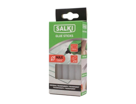 BARRAS DE COLA PARA USO UNIVERSAL ?12x120mm TRANSPARENTE 430356 SALKI