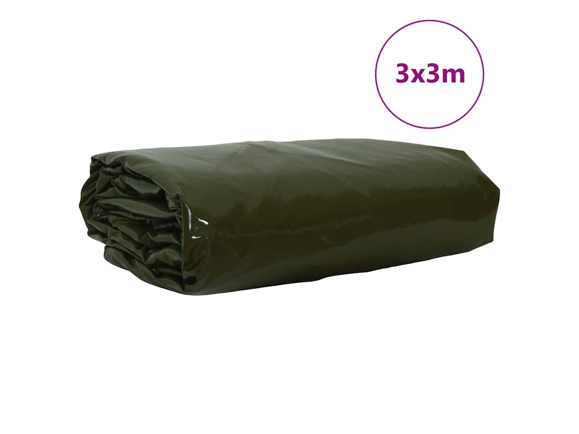 Maison Exclusive - Lona 650g / M² Verde-azeitona 3 X 3 M