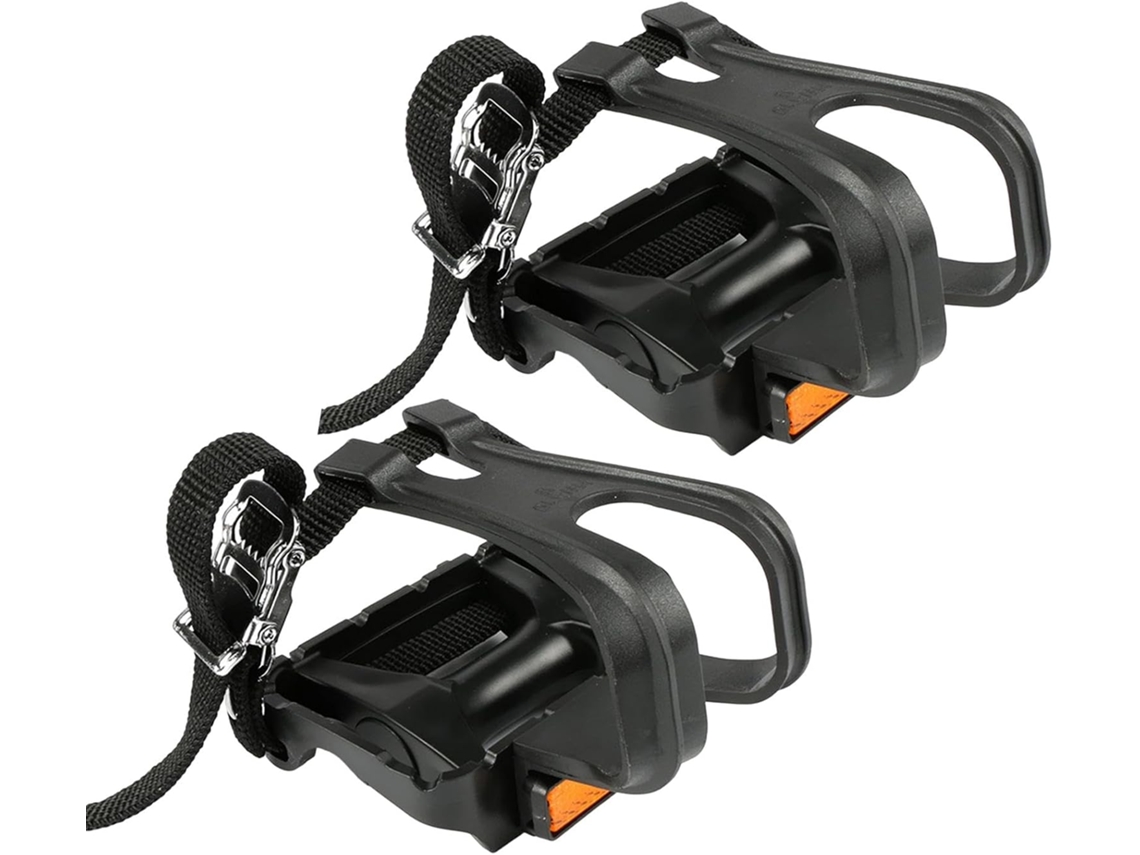 Pedais De Ciclismo Em Nylon Com Eixo 9/16 Polegadas, Ajustáveis E