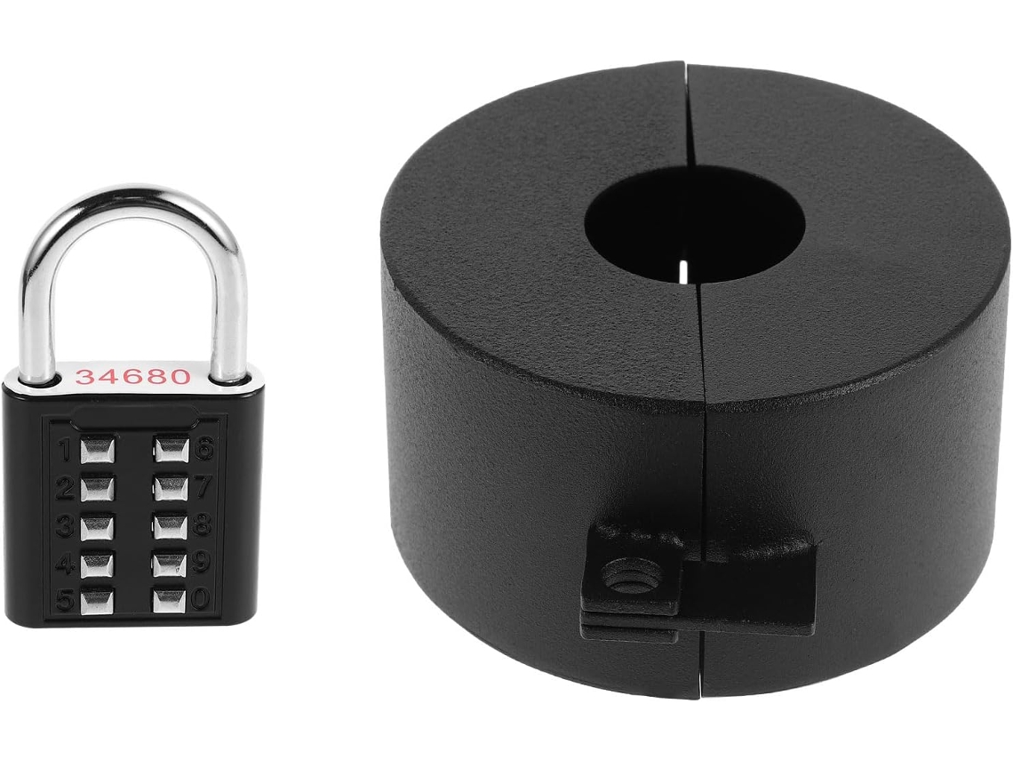 Maçaneta De Porta Doitool Em Aço Inoxidável Preto Com Capa Antirrotação E Trava Segurança Infantil Para Casa Hotel