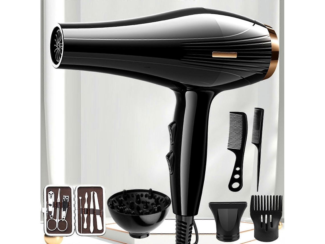 Secador De Cabelo Com Difusor, Para Cabelos Normais E Cacheados, Inclui Bico De Volume. Ly Ebike