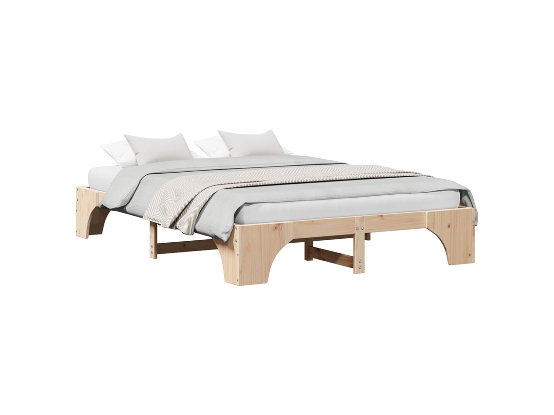 Estrutura da Cama Natural 150 X 200 Cm MAISON EXCLUSIVE