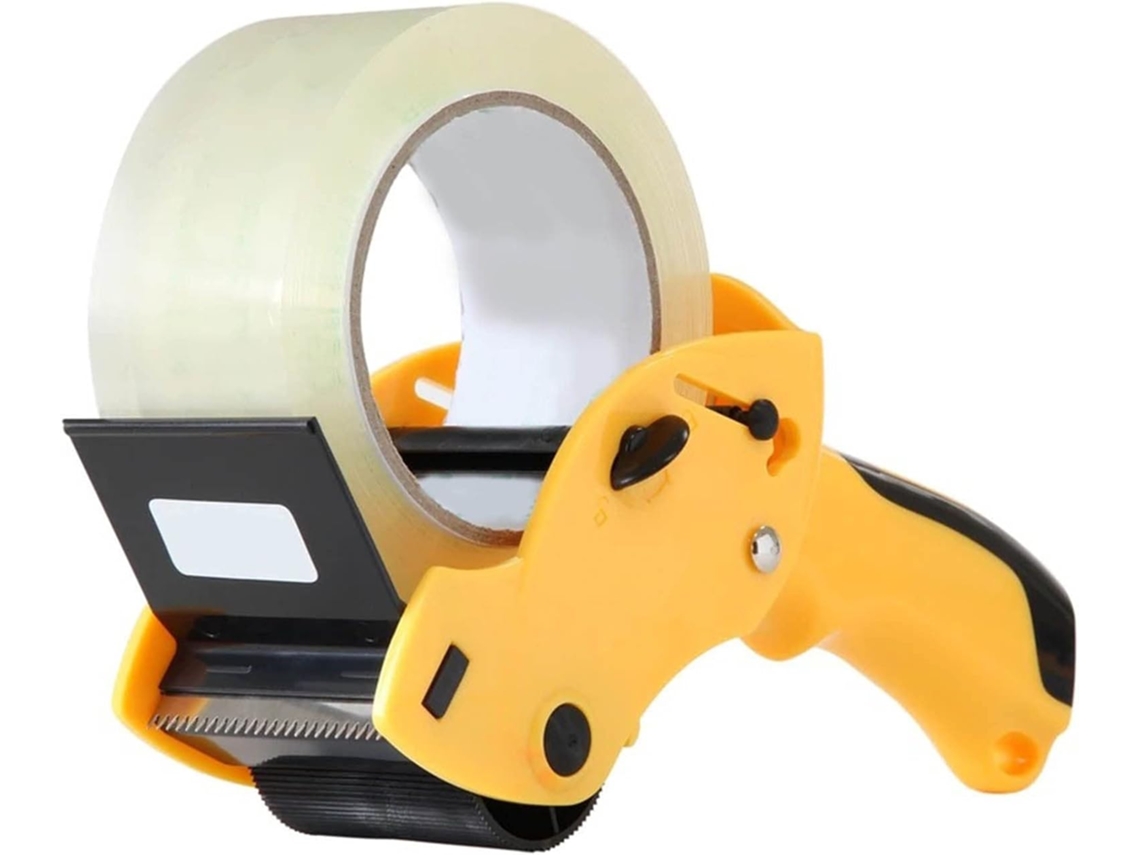 Cortador De Fita Portátil Cryfokt, Corte Rápido E Preciso, Ideal Para Escolas E Escritórios, Feito De Plástico E Aço