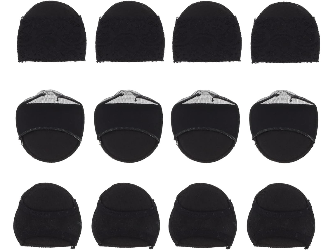 Sherchpry 6-pares De Tapetes Antiderrapantes Para Sapatos Salto Alto, Almofadas Absorventes De Suor Para A Frente Das