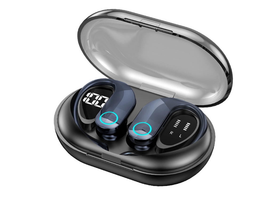 FONES DE OUVIDO SEM FIO BLUETOOTH COM GANCHOS SOBRE A ORELHA JIAPEI