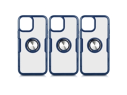 Capa transparente para iPhone 12 Pro/Max, com suporte | EOOCOO