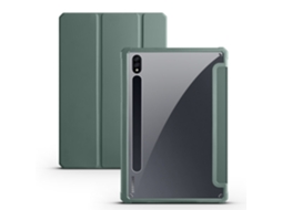 Capa Protetora Para Tablet Samsung Galaxy Tab S9 Plus/s9 Fe Plus Em Acrílico Verde Escuro Tuotuo