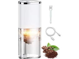 Moedor De Café Elétrico Recarregável Via Usb, Portátil, Para Grãos De Café, Especiarias E Nozes, Ideal Para Cozinha, Casa, Escritório E Viagens