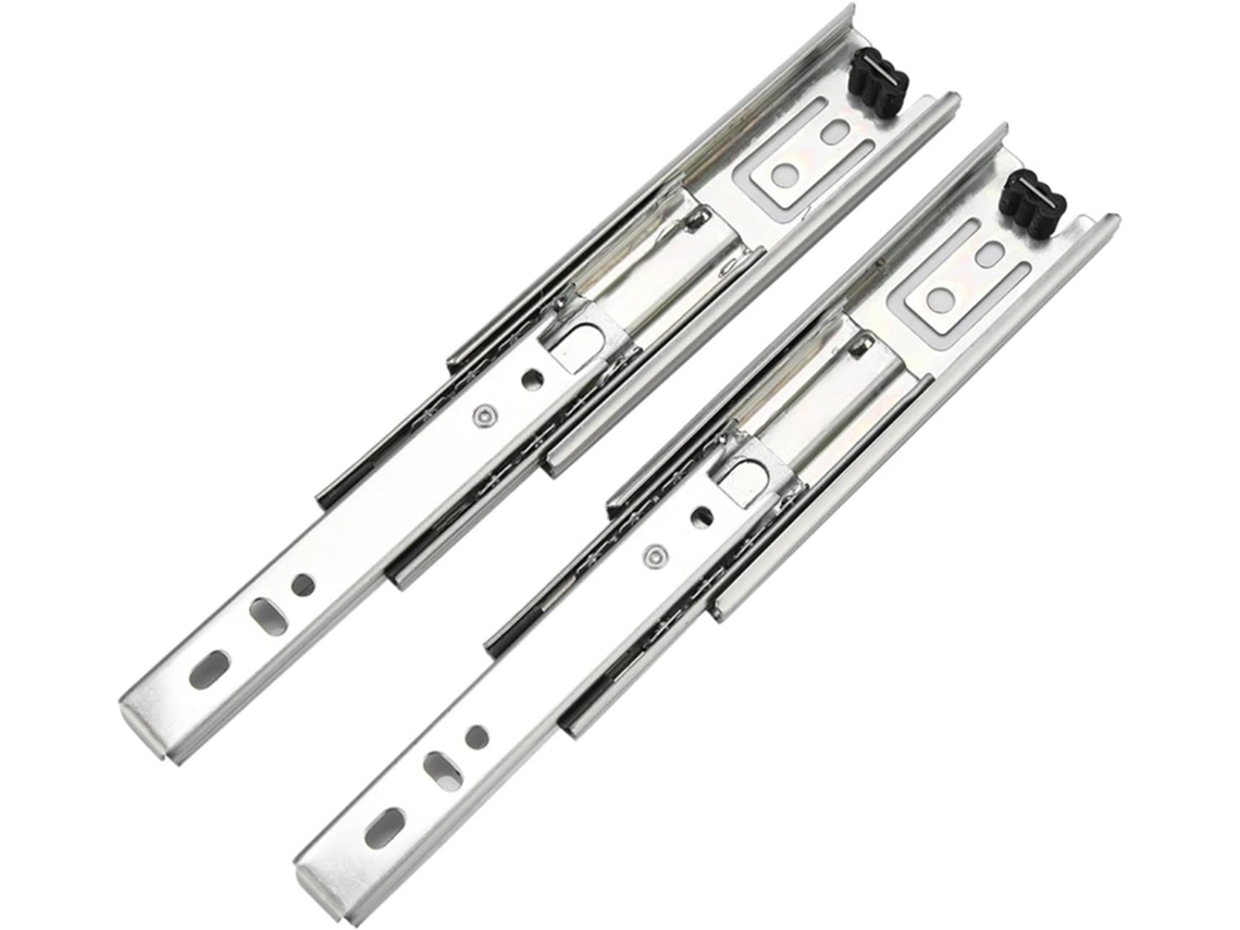 Corrediças Laterais De Extensão Total Para Gavetas, 2 Peças, 5 Polegadas, Mini Corrediças Curtas Para Gavetas, Trilho