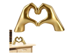 Estatua De Mano Con Gesto De Amor - Decoración Para Hogar - Estilo Nórdico - Ornamentos De Escritorio