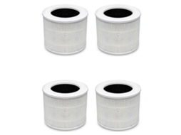 4pcs Reposição Filtro Para Levoit Purificador Ar Core Mini Peça Mini-rf, H13 Hepa 3in1 Carvão Ativado