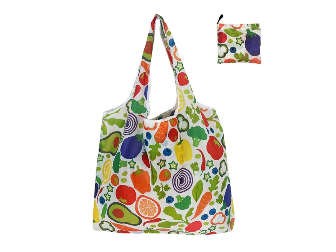 Bolsa de Compras Reutilizável Conveniente Dobrável e Resistente À Água com Amplo Espaço para D Viagens GOKOCO