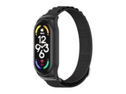 Bracelete de Smartwatch para Xiaomi Mi Band 7 / 7 NFC MIJOBS CS Nylon respirável (preta)