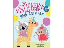 Livro My Sticker DressUp Baby Animals de Louise Anglicas (Inglês)