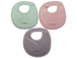 Conjunto de 3 Babetes para Bebé EVEIL ET NATURE 0-12 meses (100% Algodão - Multicor)