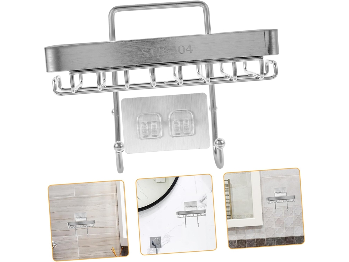 Saboneteira de parede ventilada GOKOCO, inox 304, prática