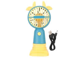 Ventilador De Mano Mini Usb Recargable Portátil Para Escritorio Azul Mar Profundo