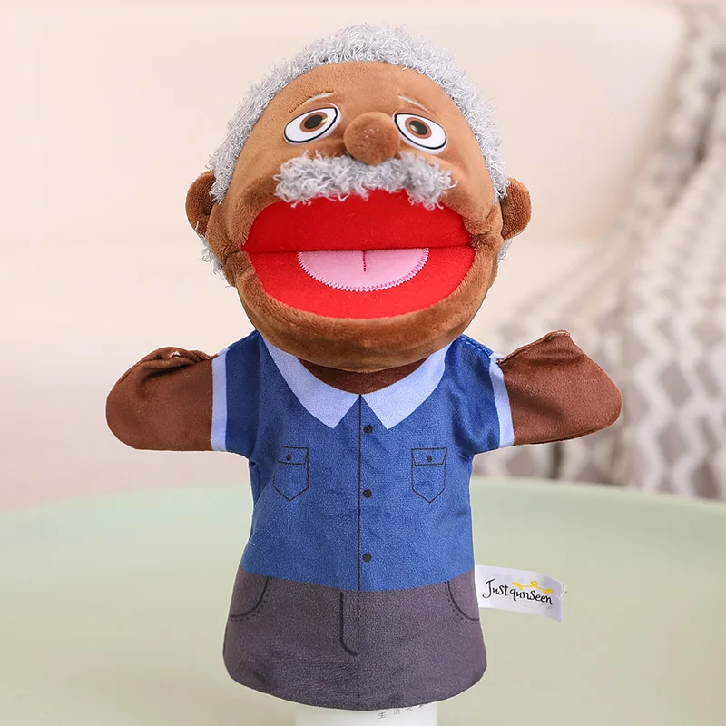 Fantoche de Dedo de Pelúcia Infantil, Acessório para Histórias de Ninar MDUG (estilo 7, 33 Cm)