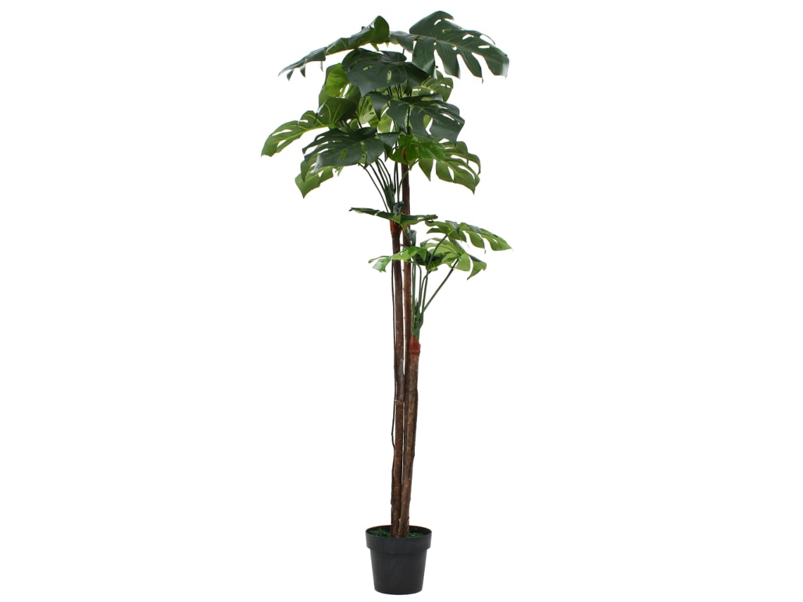 Vidaxl Planta Costela-de-adão Artificial Com Vaso 170 Cm Verde
