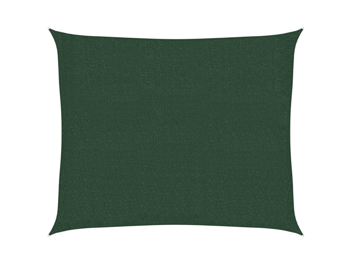 Toldo vela VIDAXL Verde (2,5x3 m)
