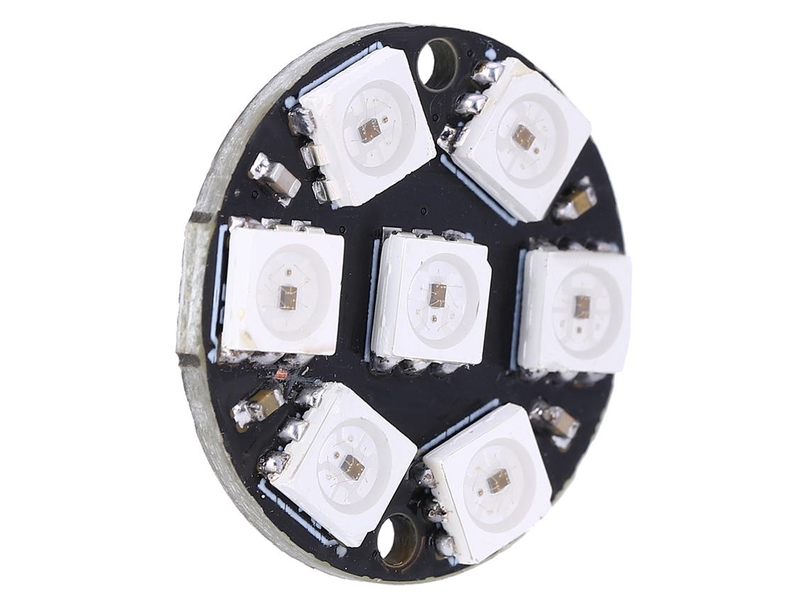 Laxiscreed Placa De Desenvolvimento Para Drivers Led Rgb Ws2812 Com Luzes Integradas