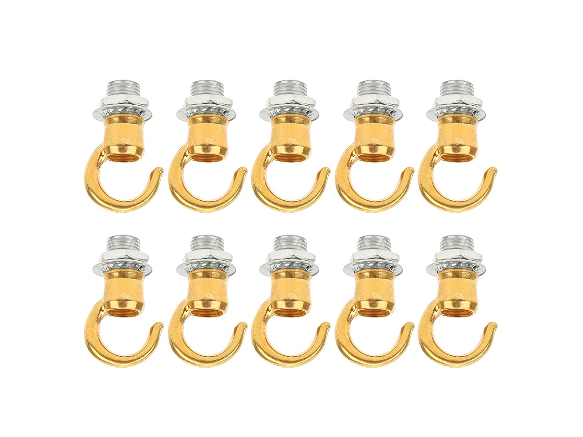 Conjunto De 10 Peças Ganchos Para Lustre Em Liga Zinco, Estilo Antigo
