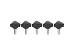 Conjunto De Parafusos Com Parafuso Triangular Plástico, Parafuso De Aperto Fácil Para Diversas Aplicações M10 30mm