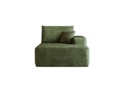 Sofá Relax 175 X 95 X 83 Cm - Modular Com Função De Cama E Assento Profundo - Verde