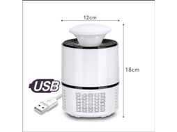 Repelente De Mosquitos Usb Ultrassilencioso (com Luz Led) Preto
