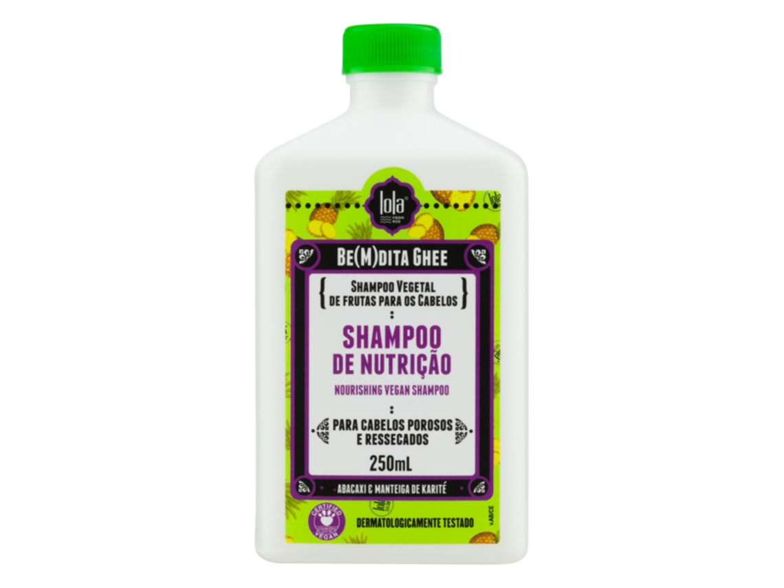 Champô LOLA COSMETICS Nutrição Be(m)dita Ghee Abacaxi e Manteiga de Bacuri (250 ml)