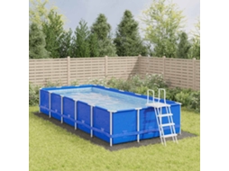 Vidaxl Pano Para Chão De Piscinas 820x420 Cm Poliéster Geotêxtil Cinza