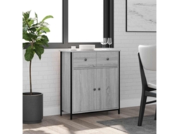 Vidaxl Aparador 70x30x80 Cm Derivados De Madeira Cinzento Sonoma