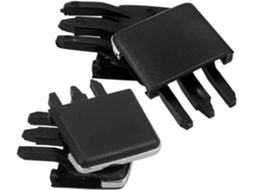 Clips Para Saída De Ar Condicionado Automotivo, 4 Peças, Plástico Abs Preto Durável