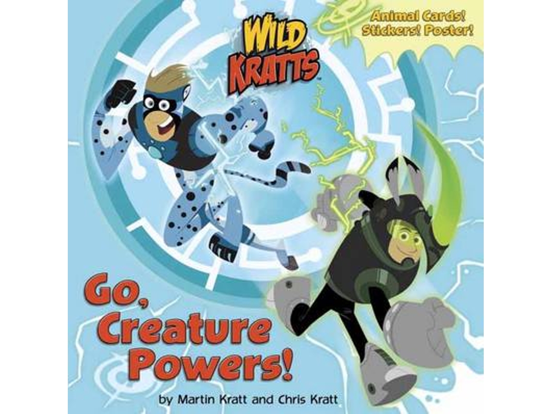 Livro Go, Creature Powers! de Chris Kratt e Martin Kratt (Inglês)