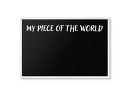 Magnetic Wall Board My Piece Of The World For The Office Espelharte (60x40 Cm)