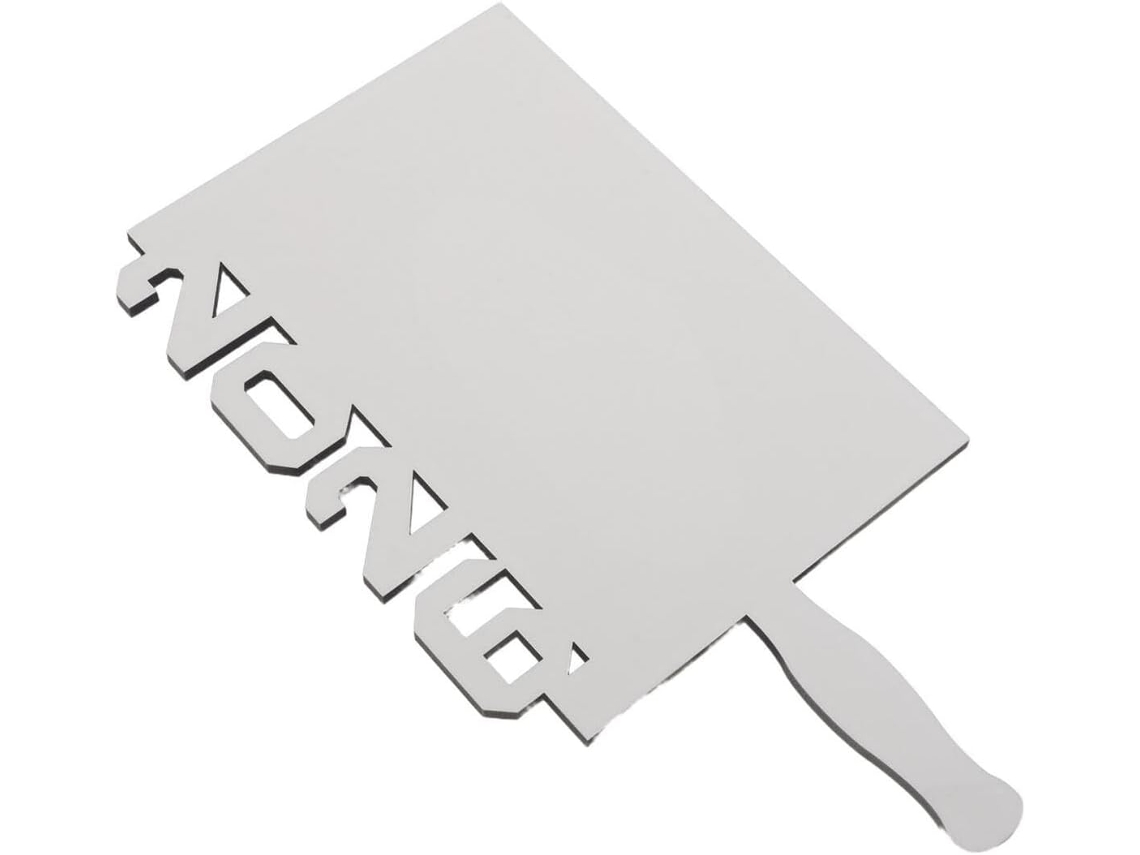 Moldura Sublimação 2026 Branco Leque 150x258x5mm Ideal Decoração Formatura Lembrança Transferência Térmica GOKOCO