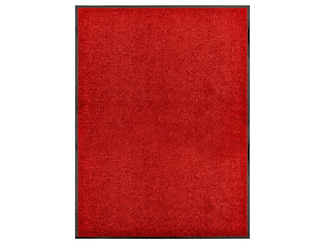 Door Mat, Door Mats Vidaxl Vermelho Tecido (90 X 120 Cm)